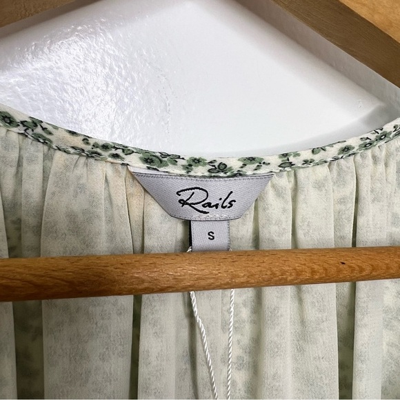 RAILS Green Garden Printed Clarissa Mini Dress - Picture 4 of 6